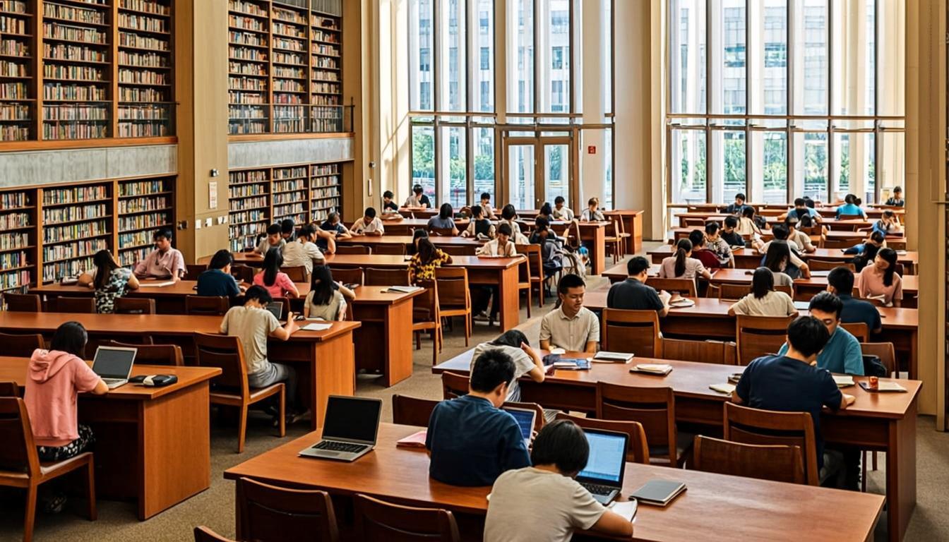 Library reading hall