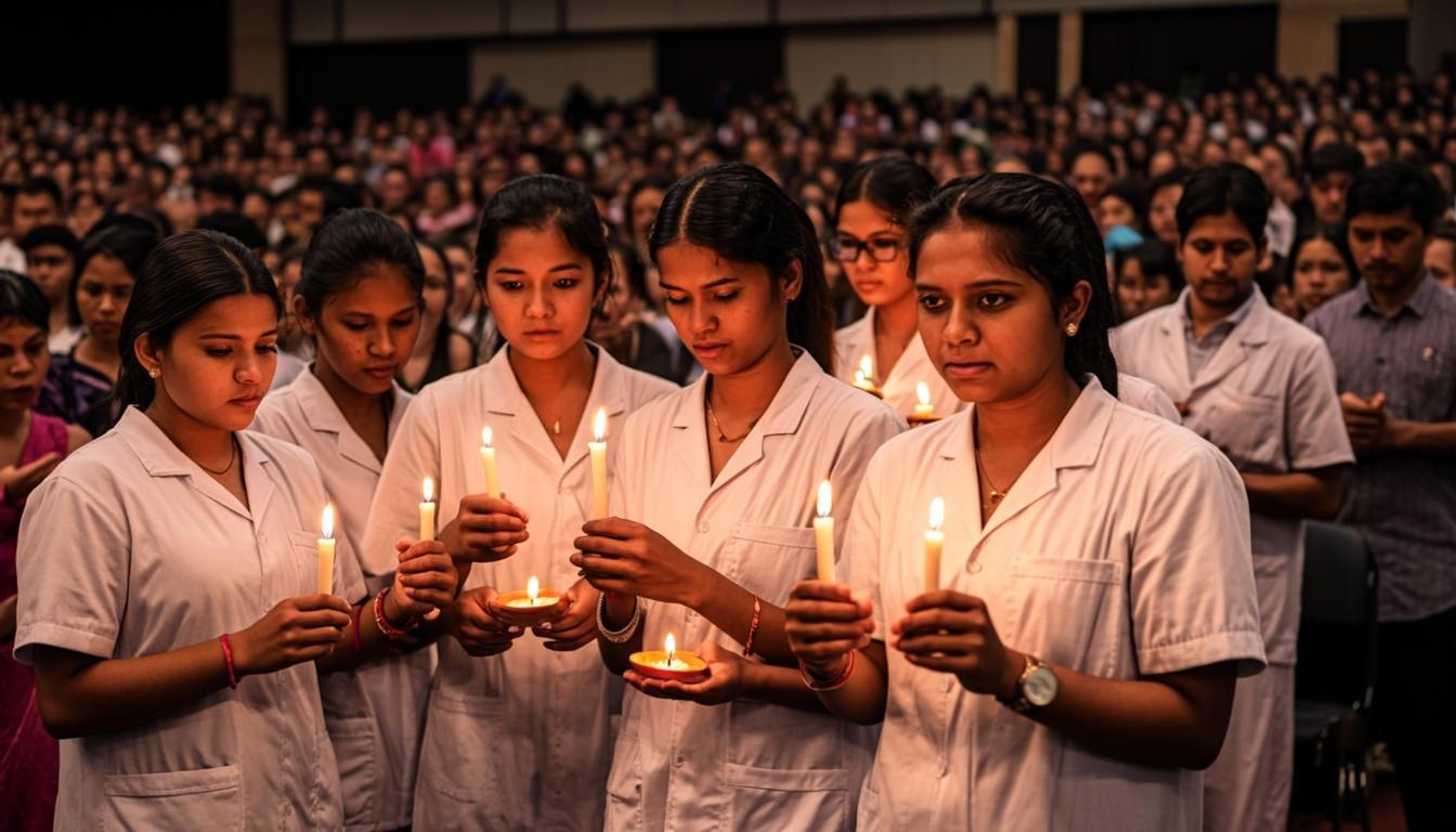 Lamp lighting ceremony